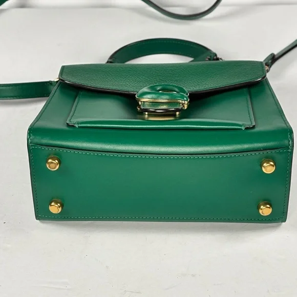 Coach Emerald Green tabby 20 Leather Satchel - Picture 13 of 16